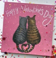 Karnet Walentynki SPRS59 Zakochane koty - Alex Clark