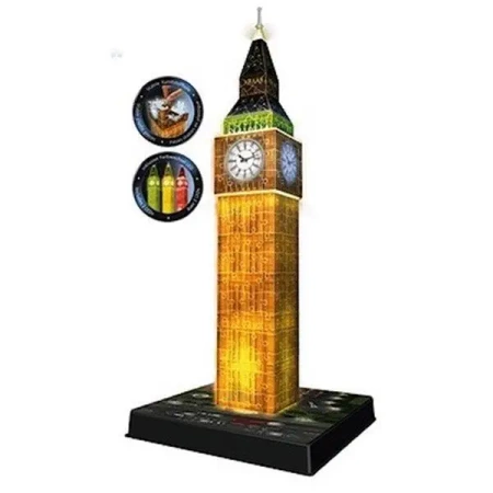 Puzzle 3D Big Ben Night Edition - Ravensburger