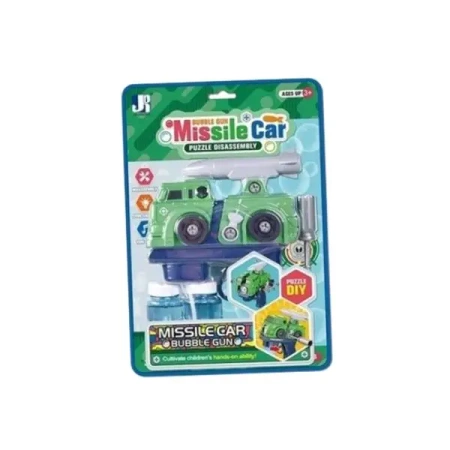 Pistolet na bańki rozkręcany Pojazd Wojskowy św/dź - Ciuciubabka