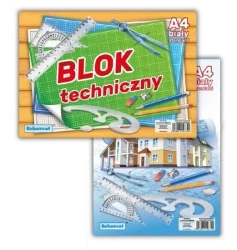 Blok techniczny A4/10K biały (10szt) - Schemat