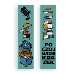 Zakładka kartonowa - Poczuj magię książek - Molom