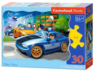 Puzzle 30 Police Chase CASTOR - Castorland