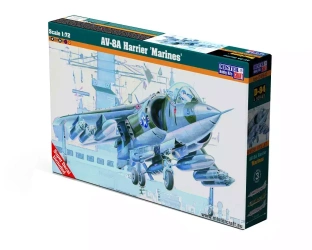 Samolot myśliwsko-szturmowy D84 AV-8A Harrier Marines, 1:72