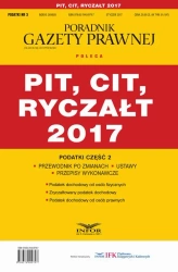 eBook Podatki cz.2 PIT, CIT, RYCZAŁT 2017 - Infor Pl