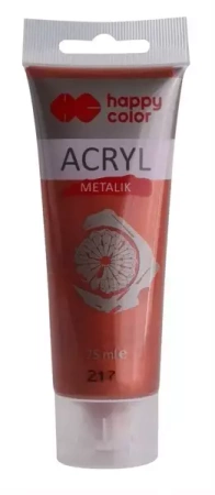 Farba akrylowa 75ml miedź metalik HAPPY COLOR - GDD