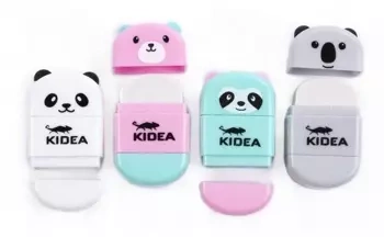 Temperówka z gumką Misie mix KIDEA - DERFORM