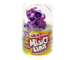 Misiolina Masa plastyczna zielona 60g + 1 foremka - EPEE
