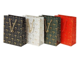 Torebka prezentowa z motywem świątecznym MIX - ADAR