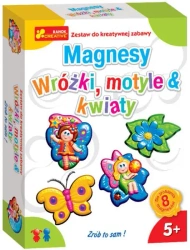 Gipsowe magnesy Wróżki motyle i kwiaty - Ranok-Creative