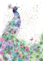 Karnet B8 mini Paw w kwiatach - Henry