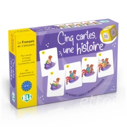 Cinq cartes, une histoire. Gra językowa A2-B1 - ELI