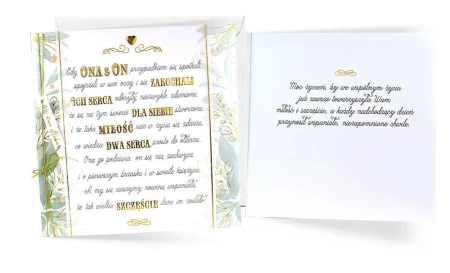 Karnet Primus Ślub - Kukartka