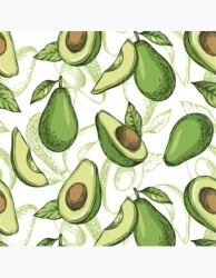 Serwetki DAISY Lunch SD 330x330 Avocado 044001 - POL-MAK