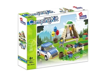 Klocki konstrukcyjne Alleblox. Kamping, 251 elementów