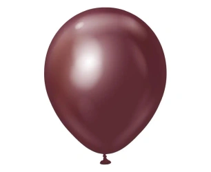 Balony Mirror Burgundy 50szt - Godan