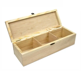 Pudełko drewniane z zamkiem 30x10x8cm - Rosa