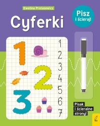 Cyferki. Pisz i ścieraj! - Ewelina Protasewicz