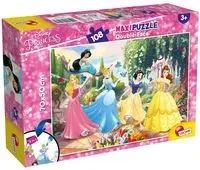 Puzzle dwustronne Maxi 108 Disney Princess Na zawsze - Lisciani