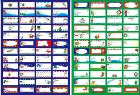 Naklejki na prezenty 29x40cm MIX - Brewis