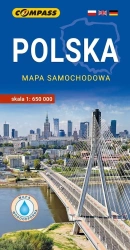 Mapa - Polska mapa samochodowa lam 1:650 000 - praca zbirowa