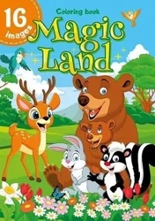 Kolorowanka A4 16 obrazków Magiczna kraina - Fresh