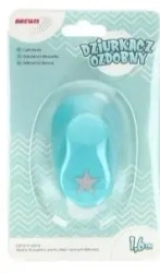 Dziurkacz ozdobny - Gwiazda 1,6cm MIX - Brewis