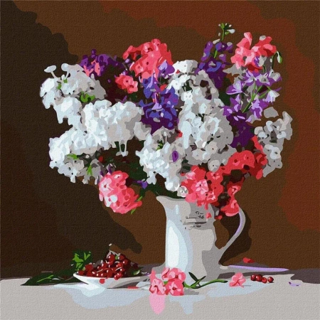 Malowanie po numerach - Kolorowe dzwonki 40x40 - Ideyka