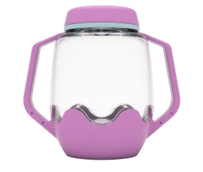 Słoik sensoryczny do napełnienia wodą fioletowy - Glo Pals