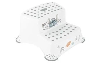 Podest 2 stopniowy antypoślizgowy Stitch biały