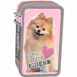 Piórnik potrójny z wyposażeniem Sweet Pomeranian - ST-MAJEWSKI