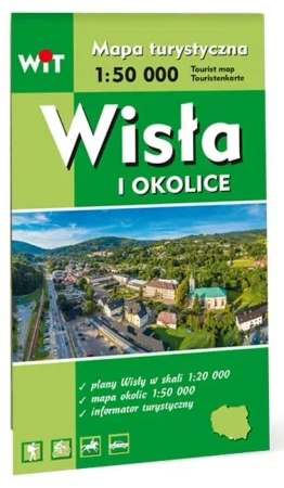 Mapa turystyczna - Wisła i okolice WIT - praca zbiorowa