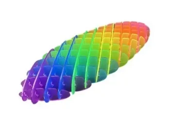Gniotek antystresowy kolorowy 12cm - Leantoys