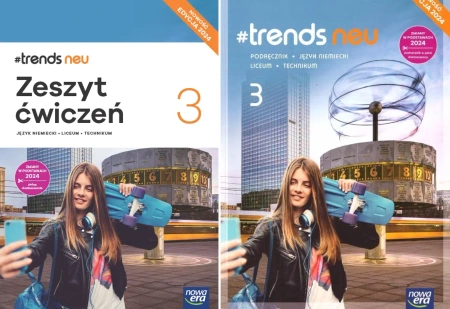 Trends neu 3 Język Niemiecki Nowa Era Podręcznik + Ćwiczenia NE Komplet - praca zbiorowa
