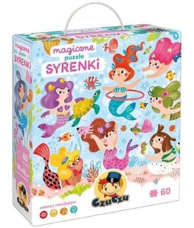 CzuCzu Magiczne puzzle Syrenki 4+ - Bright Junior Media