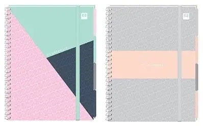 Notatnik organizer B6/105K z przekł. BB pastel mix - INTERDRUK