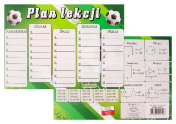 Plan lekcji A5 Piłka (25szt) - Cresco
