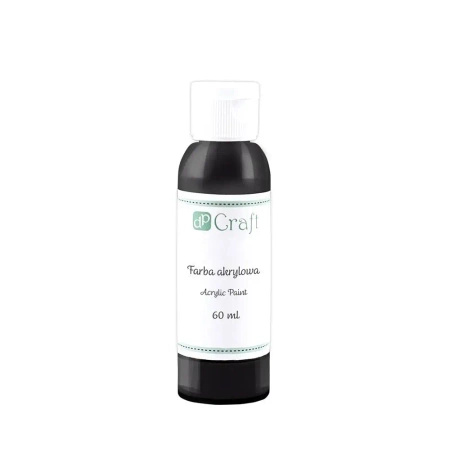 Farba akrylowa czarna 60ml - Dalprint