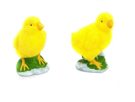 Kurczak flokowany na ceramicznej podstawce - ADAR