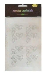 Obrączki akrylowe 16szt srebrne - Galeria Hobby