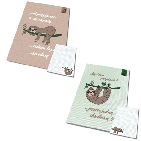 Notes A6 z poddrukiem BFF zwierzaki (10szt) - Bee-bee