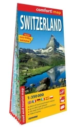 Comfort! map Switzerland 1:350 000 mapa - Opracowanie zbiorowe