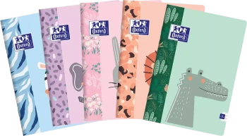 Zeszyt Oxford Kids A5/16K linia podwójna kolorowa