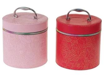 Kuferek L z lusterkiem na zamek 20x19x20cm MIX - ADAR