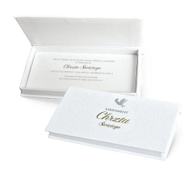 Pudełko ozdobne na banknoty Chrzest - Kukartka