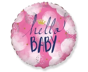 Balon foliowy Hello Baby Girl FX 46cm - Godan