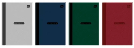 Zeszyt A4/96k kratka oprawa twarda Office Int Fol A 5