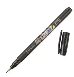Flamaster brush pen Fudenosuke czarny tw 2 (6szt) - Tombow