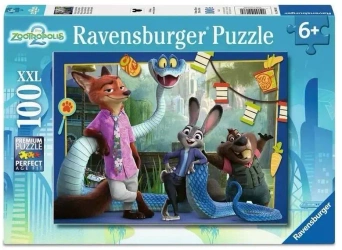 Puzzle dla dzieci 2D: Zwierzogród 2 100el - Ravensburger