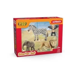 Zestaw 4 figurek Wild Life Zwierzęta Afryki - Schleich