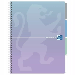 Kołozeszyt A4/80k kratka Pastel Oxf Fol A 5